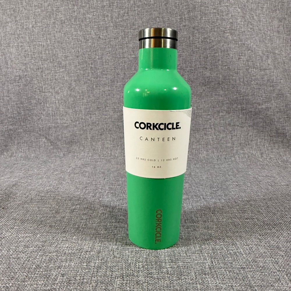 NEW Corkcicle Canteen Water Bottle 16oz Mint Green Insulated Stainless Steel